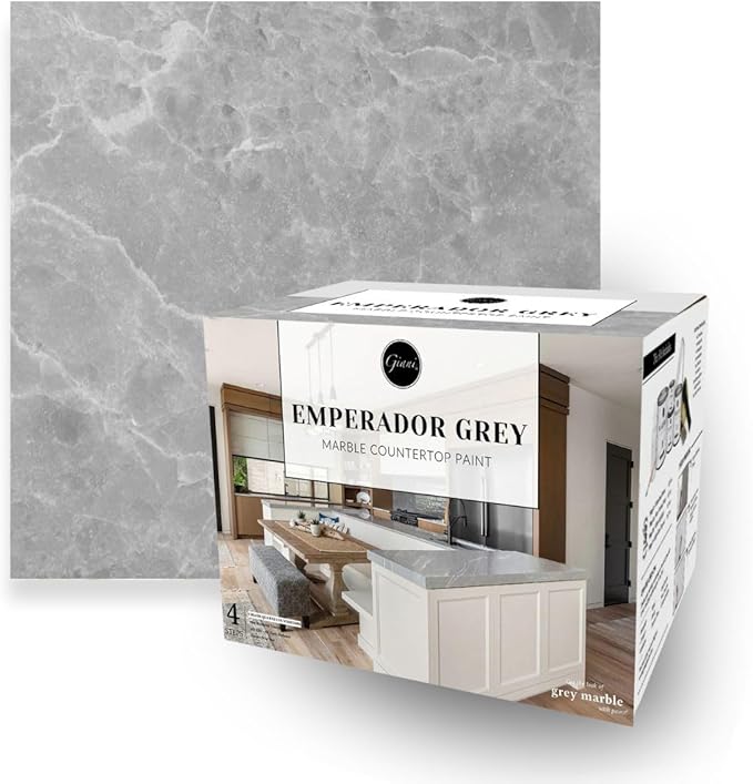 Giani Marble Easy Epoxy Countertop Paint Kit (Emperador Grey)