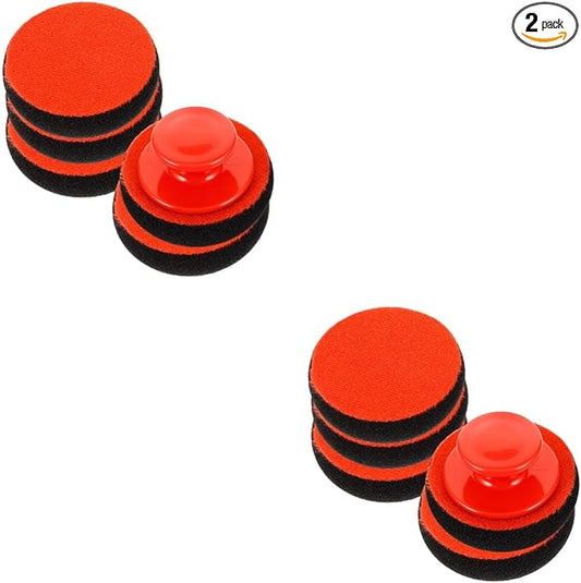 2sets Car Detailing Kit Car Wax Applicator Pads Pads Buffing Sponge Cleaning Sponges for