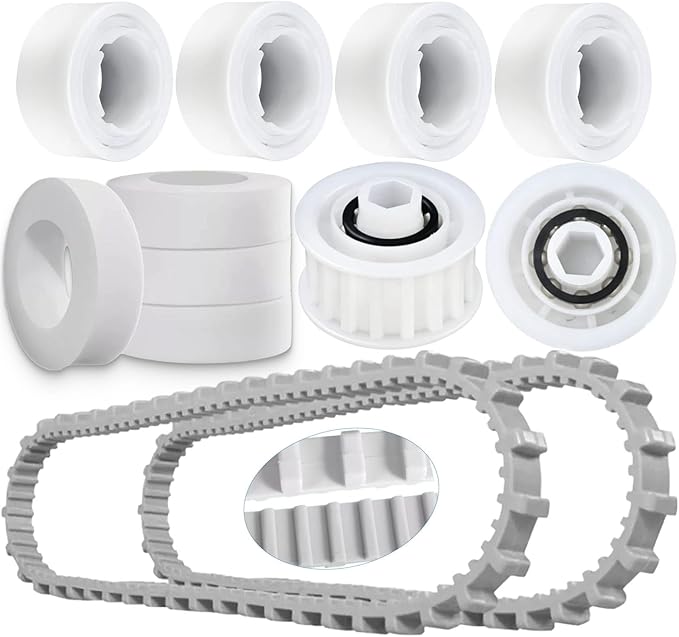 Nautilus cc Plus Replacement Parts 9985006-R2 Timing Track 6101611-R4 Climbing Ring Replacement 3884997-R6 Guide Wheels Pulley Gears Combo Kits for Maytronics Dolphin Nautilus M200 DX3 Pool Robot