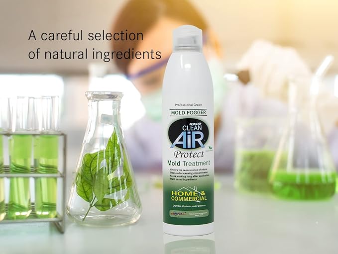 DWD2 Protect™ Home & Commercial Mold-Treatment Plant-Based Mold-Odor Remover Fogger Treatment - eco-friendly solution for a safer and healthier living and working space (8 oz.)