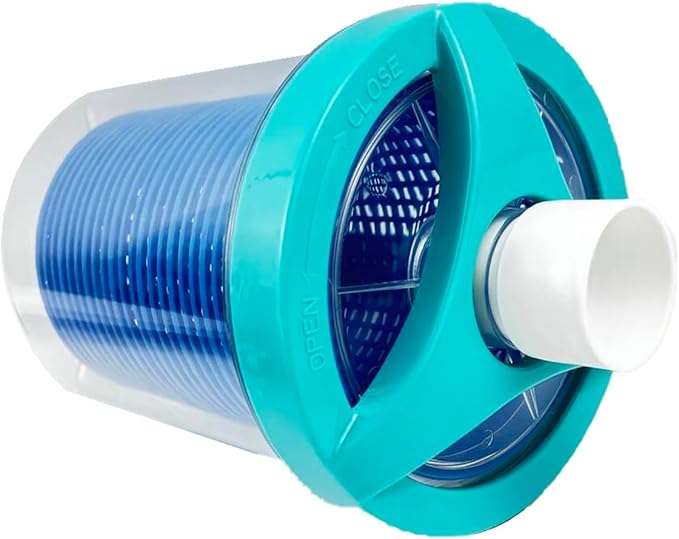 All-in-One Inline Pool Leaf Canister Compatible with Hayward W560 PoolVac Navigator Leaf Catcher Filter with Strainer Basket and 5-Pack Skimmer Socks