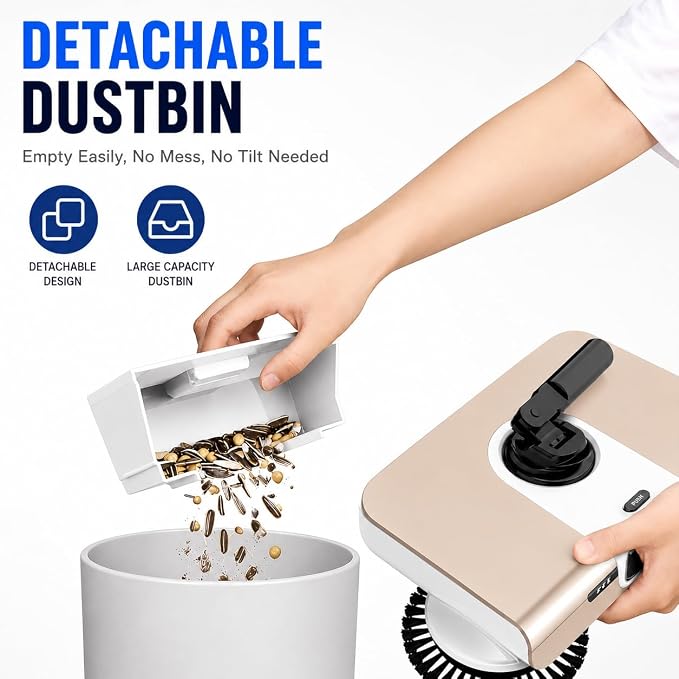 Hand Push Floor Sweeper and Dustpan Set, Magic Broom for Home Floor Cleaning, Easy-to-Use Upright Mop and Sweeping Tool