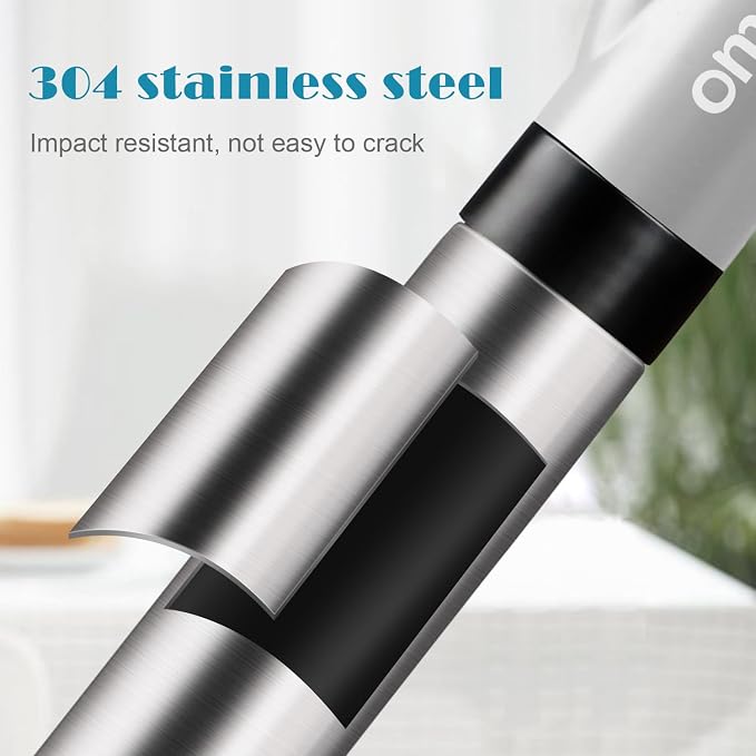 Toilet Plunger Drain Clog Remover: High Pressure Air Drainage Blaster Gun Clog Remover Tool- Stainless Steel Gray Air Plunger for Bathroom, Sink, Floor, Kitchen Clogged