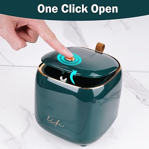 Mini Trash Can for Bathroom 2 pcs with Trash Bags 360 pcs