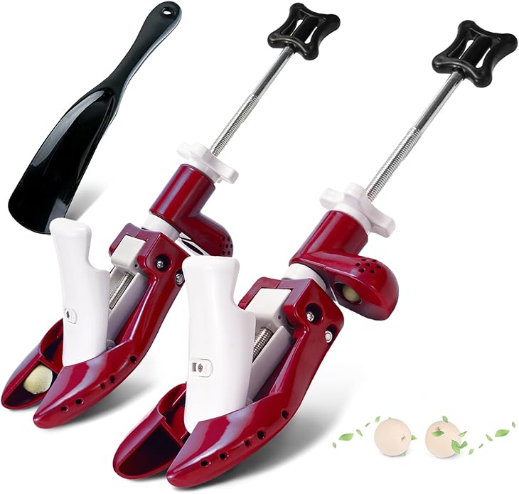 Shoe Stretcher for Men Women, 6-Way Adjustable Length Width & High Shoe Trees for Wide Feet Toe Box Thick Instep