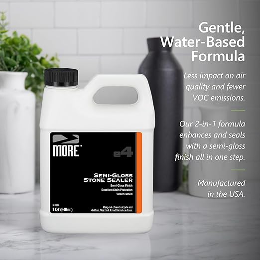MORE Semi-Gloss Stone Sealer (Quart / 32 oz.)
