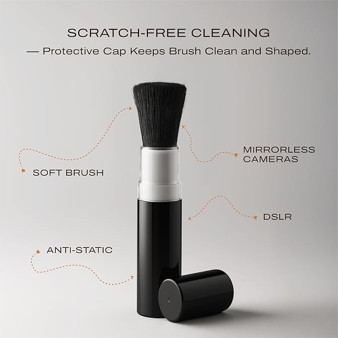 C Coiro Camera Lens Cleaning Kit for DSLR and Sensitive Electronics, 9-in-1 Lens Cleaner Spray, Camera Pen, Blower, Wipes, Sensor Cleaner, Photographer Gifts & Accessories