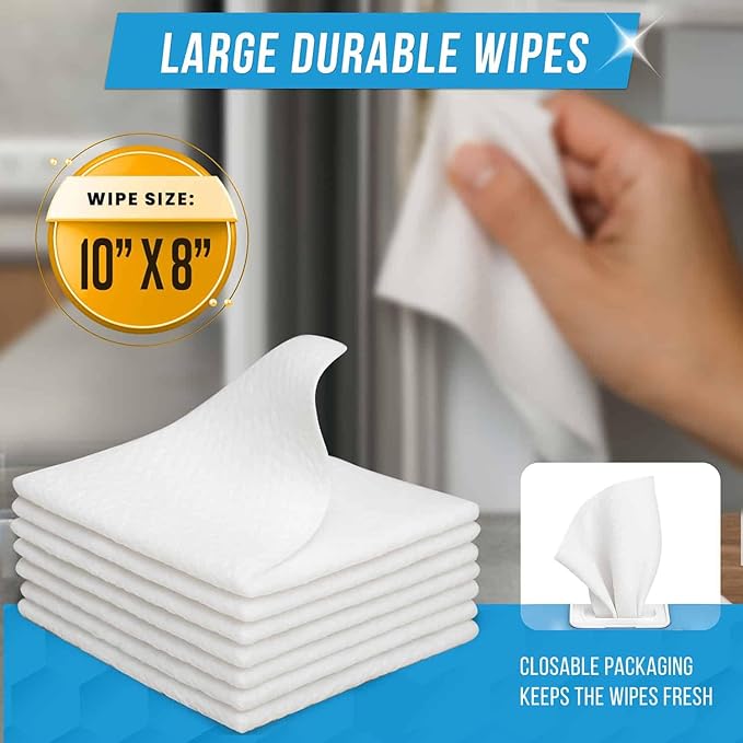 ACTIVE Washing Machine Cleaner for Pet Owners and Appliance Cleaning Wipes - Includes 24pk Pet Washer Cleaner Tablets and 24ct Appliance Surface Wipesct
