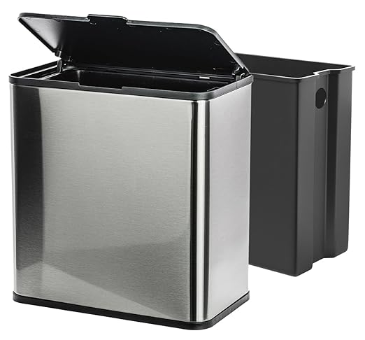 Sanitary Napkin Disposal Receptacle, Tampon Disposal Bin -Wall Mounted Trash Can for Bathroom with Removable Container for Improved Hygiene. Easy Mount to Any Wall/Partition. Includes No-Drill Option