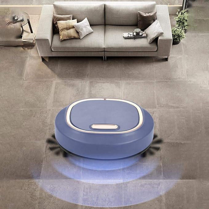 1500Pa Smart Robot Vacuum Cleaner ,Upgrade The New Multifunctional 3-in-1 Rechargeable Auto Floor Sweeping Robot Vacuum Cleaner Machine,Smart Household Electric Sweeper Cleaning Vacuum Cleaner