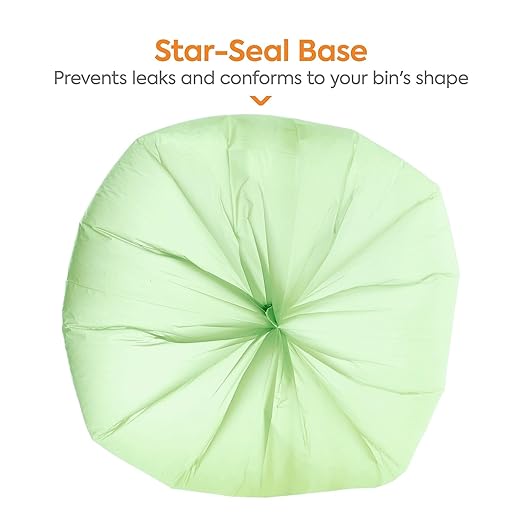 Coastwide Professional 40-45 Gallon Compostable Bag, 40" x 46", Low Density, 0.9 Mil, Green, 100 Bags/Box