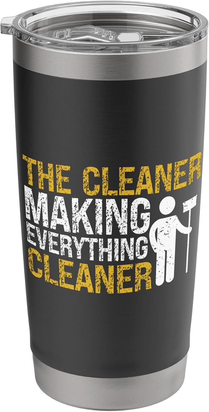 The Cleaner making everything Cleaner Cleaning Stainless Steel Insulated Tumbler
