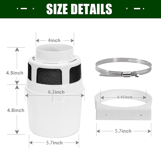 Upgraded Version - VIWINVELA 3 IN 1 Indoor Dryer Vent Kit for Electric Dryer, Dryer Lint Trap Filter Bucket Dryer Lint Catcher Box & VIWINVELA 10 Pack Dryer Filter Replacement