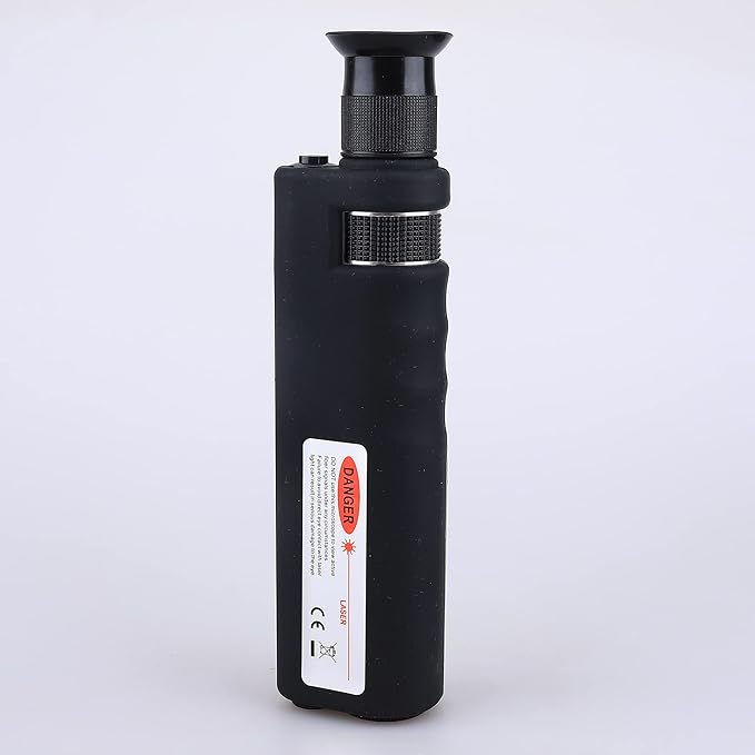 FTTH Fiber Optics Cleaning Kit with Fiber Cleaning Cassette for FC SC ST LC MU Connectors 1.25mm/2.5mm Fiber Cleaner Pen Microscope 400 Times Fibra Connector