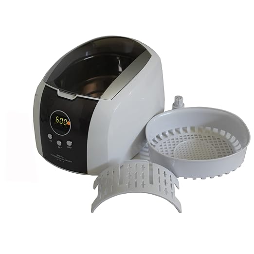 iSonic® Ultrasonic Jewelry Cleaner D7910B with Cleaning Solution Concentrate CSGJ01, 110V