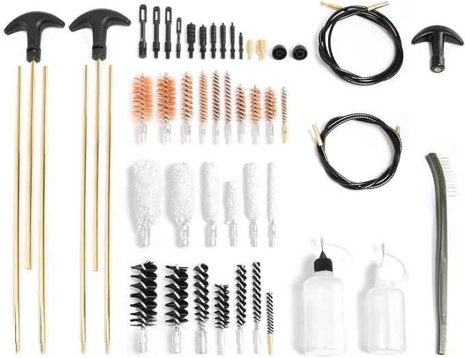 Gun Cleaning Kit Universal Gun Cleaner for Shotgun, Pistol, Rifle, All Guns with Lightweight Carrying Case