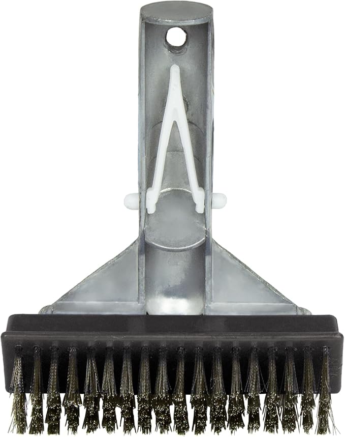 Poolmaster 20178 5-Inch Aluminum-Back Swimming Pool Algae Brush with Stainless Steel Bristles,Classic Collection,(Pack of 12)