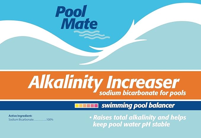 Pool Mate 1-Pound 6-Pack Premium Alkalinity Increaser for Swimming Pools, 100% Sodium Bicarbonate, Made in USA
