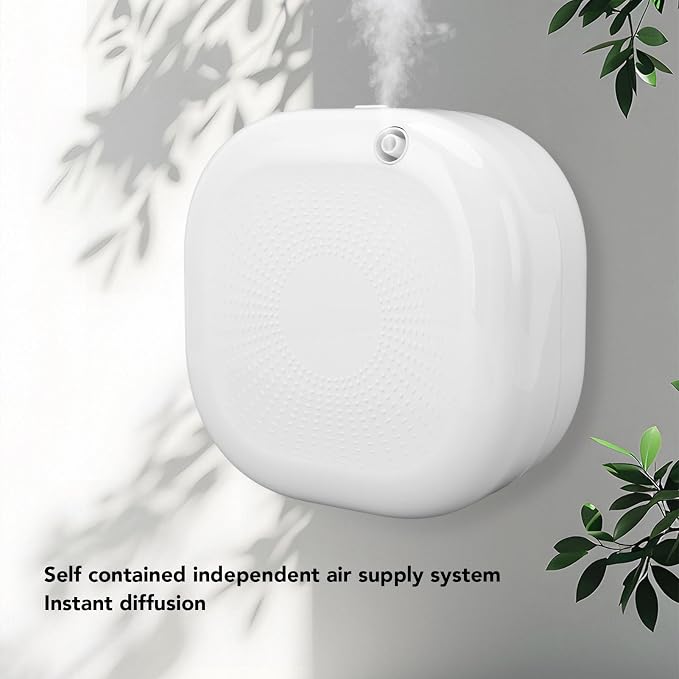 Waterless Essential Oil Diffuser, Large Capacity Smart Aromatherapy Machine with App Control for Home Office 500ml