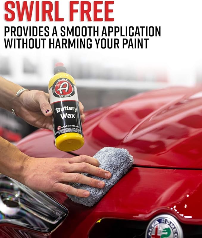 Adam's Polishes Plush Microfiber Applicator Pad (6 Pack) – Microfiber Sponge Car Detailing Applicators | Use with Ceramic Coating for Cars, Car Wax, Paint Sealants, Compound, Polish, Glazes & More
