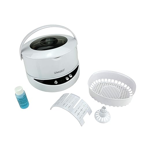 iSonic CDS200B Digital Ultrasonic Cleaner with a Detachable Tank for Jewelry, Eyeglasses, Watches, CDs, 1.6Pt/0.75 L, 110V