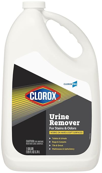 CloroxPro Urine Remover for Stains and Odors, Industrial and Healthcare Cleaning, 32 and 128 Ounce Bottles