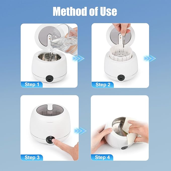 Retainer cleaner and portable washing machine