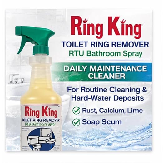 12 pack Ring King Toilet Ring Remover RTU – Bathroom Spray (Daily Maintenance)