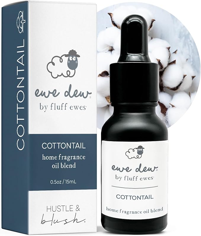 Hustle & Blush Essential Oil for Dryer Balls Bundle, 3 Pack 15ml Lavender Rain, Cottontail & Meadow Mist Natural Laundry Fragrance Oils Fresh Scent for Diffusers Candle Making Multi-Use for Home & DIY