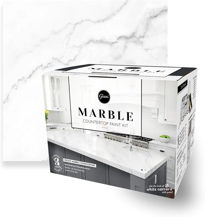 Giani Marble Easy Epoxy Countertop Paint Kit (Carrara White)