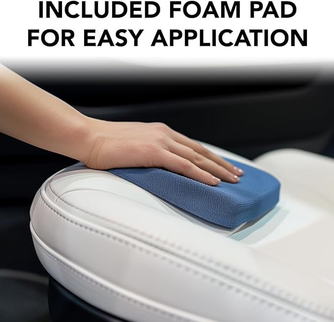 Tesla Leather Ceramic Coating - Prevent Permanent Stains, Leather Shield Ceramic Coating for Tesla Cleaning Products, Vegan Leather Protector, Tesla Model 3 Y S X Car Accessories for 2025 & 2026