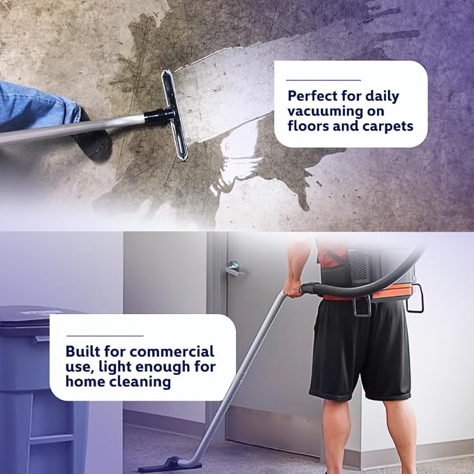 Replacement Wand+Floor+Carpet Brush. Compatible with ProTeam vacuum backpack and Hoover vacuum cleaner C2401-Commercial cleaner tool set for backpack systems; fits Super Coach Pro and Shoulder Vac Pro