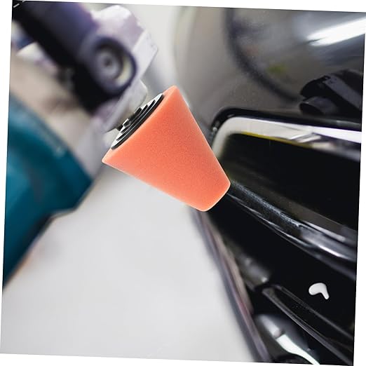 4pcs Car Wheel Polishing Sponge Pad Buffing Attachment for Drill Shaped Design for Detailing Easy Handling