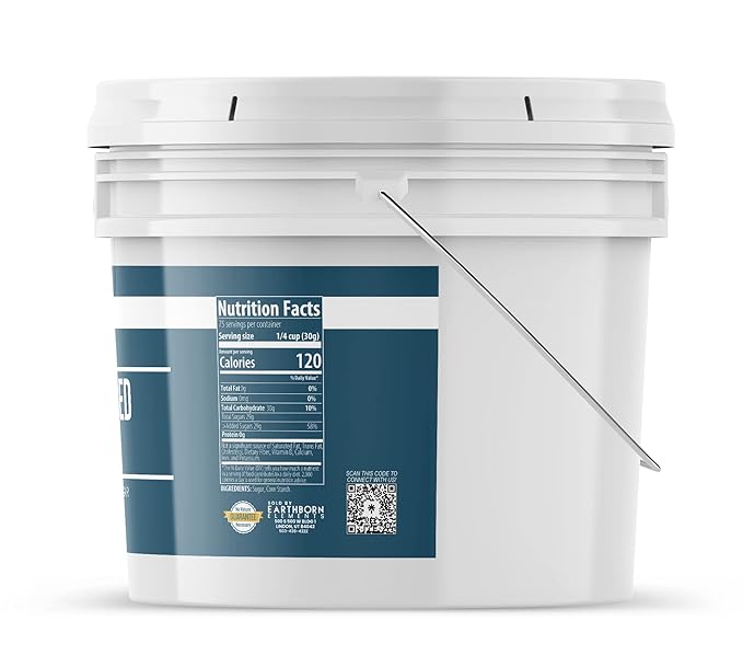 Earthborn Elements Baking Soda, Corn Starch, and Powdered Sugar Bundle, 1 Gallon Each, Bulk Sizes, Cleaning & Cooking