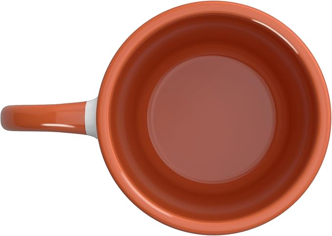 Neat Freak I Cleaning Is My Cardio I Neat Freak Ceramic Mug, Orange/White