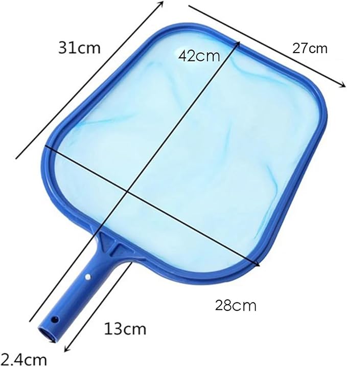 Leaf Skimmer Net Swinging Pool Skimmer Above Ground Pool Maintenance Fine Mesh Net for Cleaning Surface of Swimming Pools Hot Tu