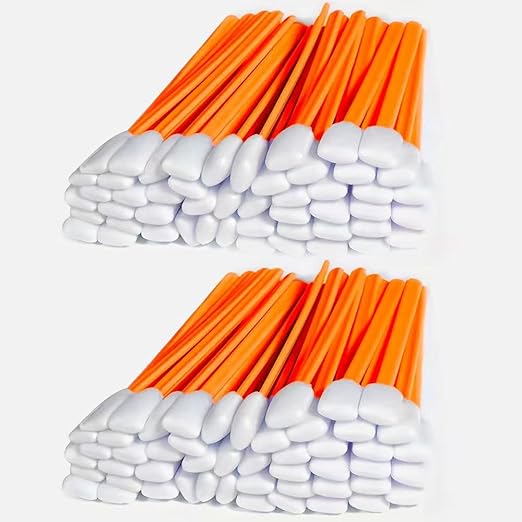 400pcs Foam Cleaning Swabs,Professional Lint Free Sponge Tip Lab Swab for Printer, Gun, Optics Lens, Camera, Arts and Crafts, Automotive Detailing