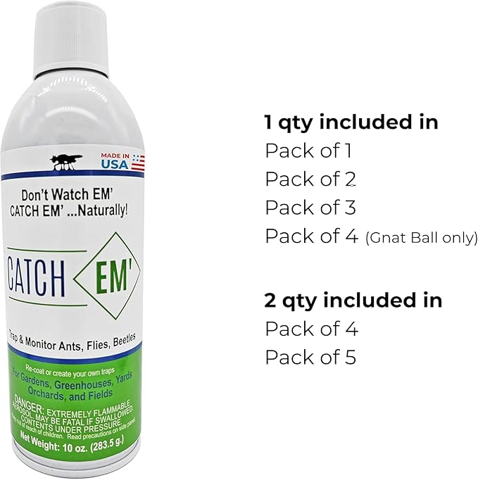 Bug Ball Premium Kit - Biting Fly and Insect Trap, Pack of 4