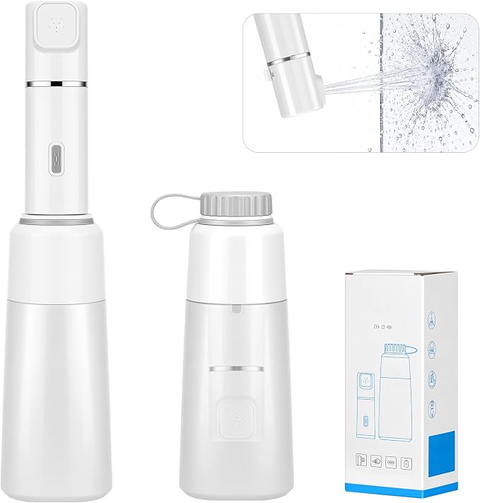 Electric Portable Bidet 800mAh, Rechargeable Portable Bidet for Travel 450ML, IPX7 Waterproof, Convenient for Travel, Camping, Hiking, Outdoor Enthusiasts & RV Users