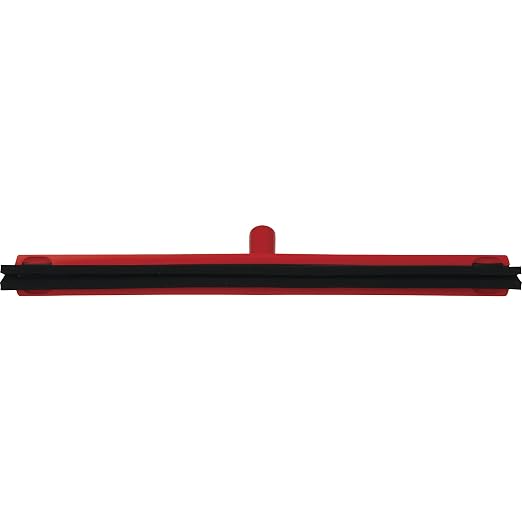 Vikan 77544 Squeegee,Fixed Head,Floor,24",PP/RB,Red