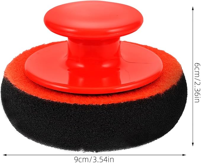 2sets Car Detailing Kit Car Wax Applicator Pads Pads Buffing Sponge Cleaning Sponges for