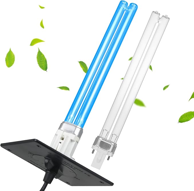 COOSPIDER 18W HVAC UV Light, Air Purifier for Whole House, UVC Light in Duct for AC Duct, with 1 Spare Bulb, 253.7nm Wavelength Ozone Free 110V (CTUV-D18)