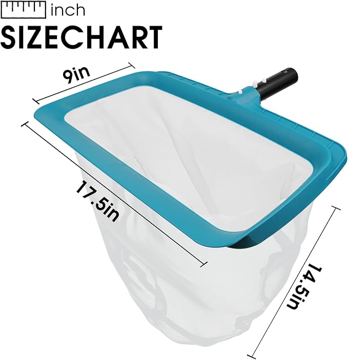 POOLWHALE Nylon Pool net with 10ft Pool Pole