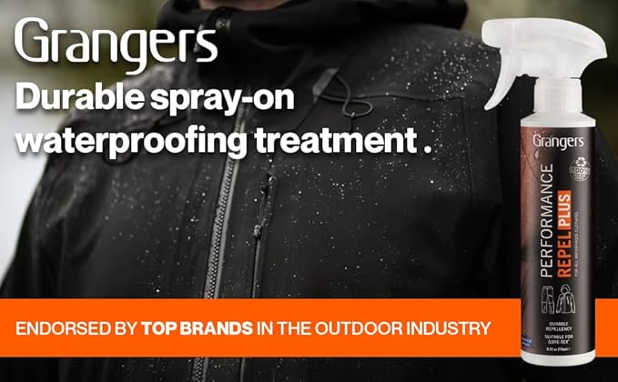Grangers Performance Repel Plus Spray-on Waterproofing Treatment for Fabrics, 16.9 oz / 500ml