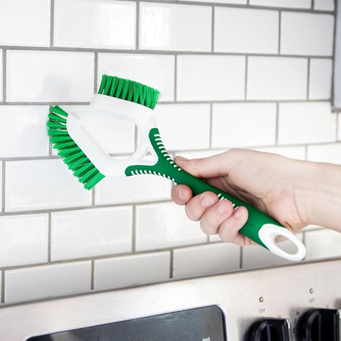 Libman Dual-Sided Tile & Grout Brush | Case of 6