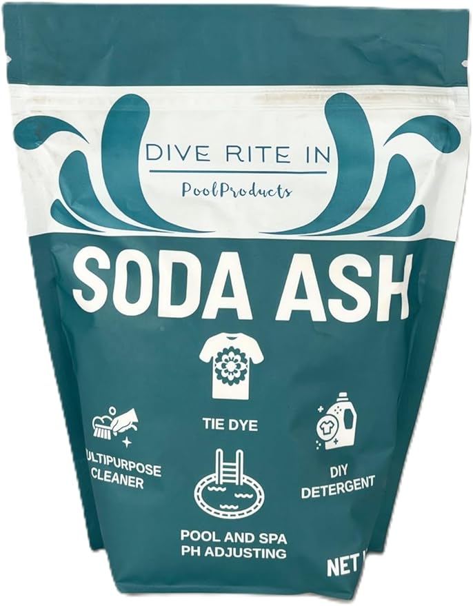 Dive Rite in Premium Soda Ash Designed as a PH Increaser for Pool and Washing Soda for Tie Dying and Everyday Usage (2 Pounds)