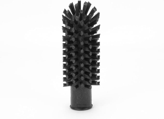 SPARTA Multi-Purpose Valve Brush Pipe Brush, Round Brush with Polyester Bristles, Color Coded for Commercial Cleaning, Kitchen, Restaurant, Bathroom, Plastic, 5.7 X 2 X 5.7 Inches, Black