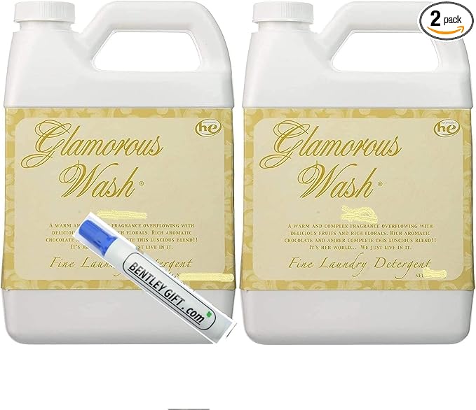 Tyler Candle Glamorous Wash Laundry Detergent Diva and High Maintenance 128 oz Bundle (128 oz Diva n Hight)