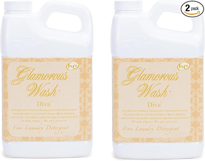 TYLER Glamorous Laundry Wash Detergent, Diva, 64oz / Pack of 2 Bonus a Stain Remover Pen