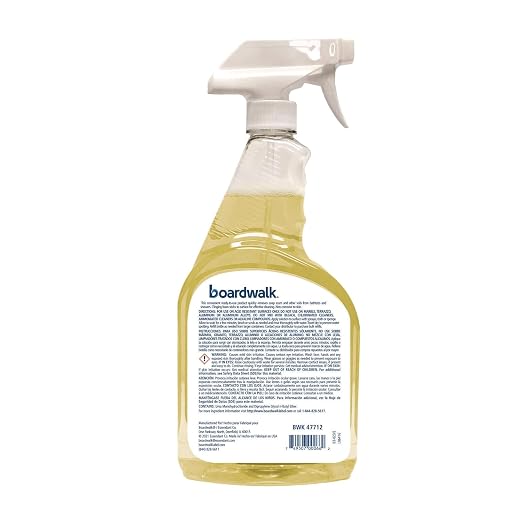 Boardwalk All-Natural Bathroom Cleaner, 32 oz Spray Bottle, 12/Carton